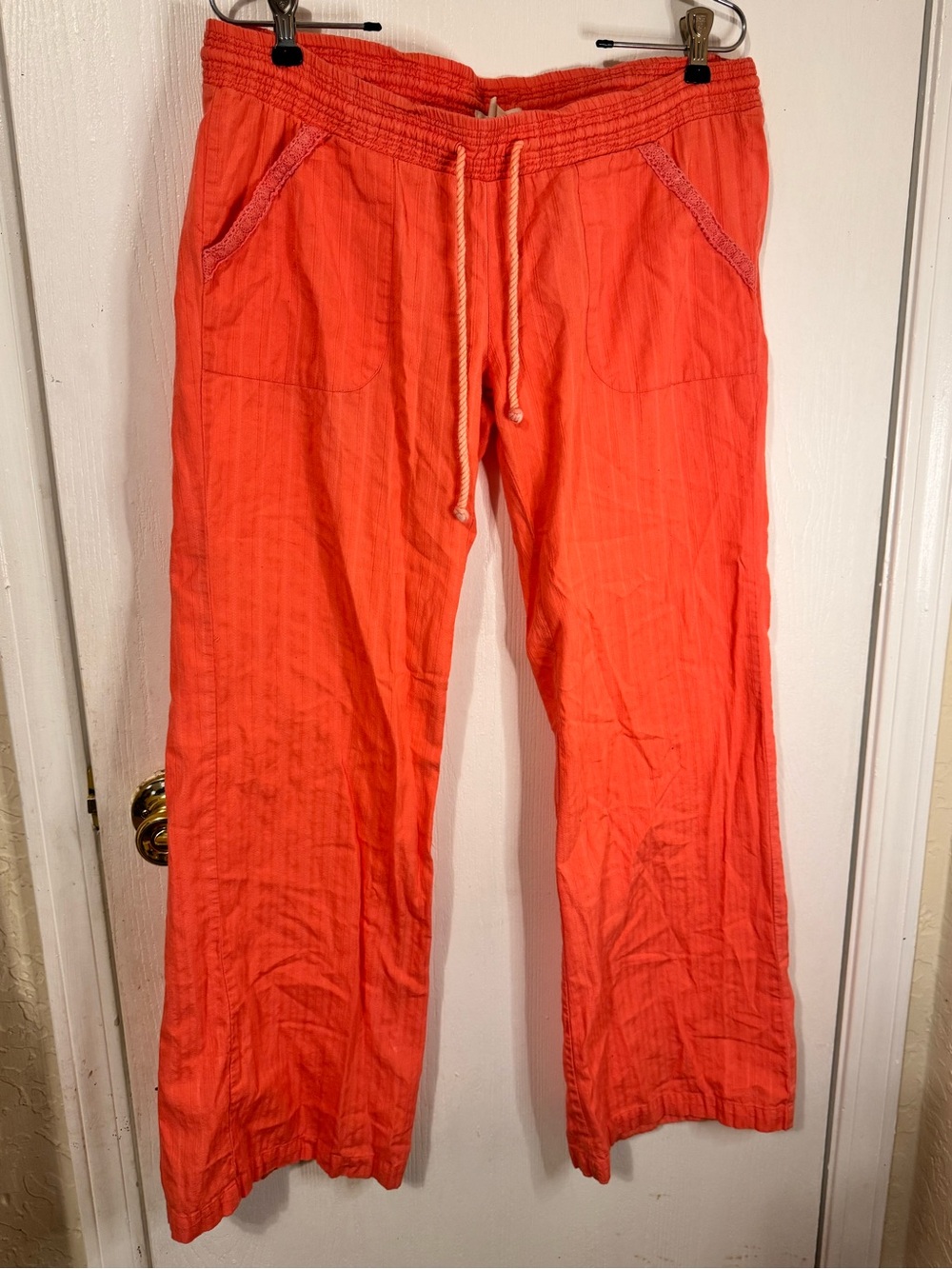 Billabong Coral-pink Drawstring Joggers